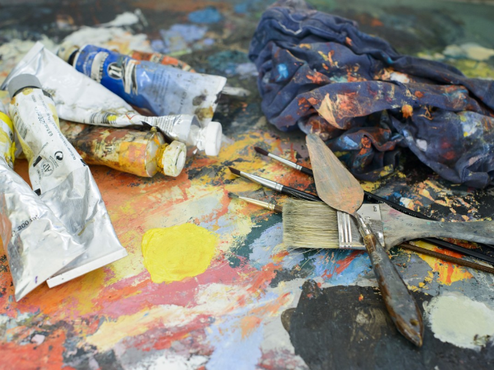 40 hojas papel desechable paleta pintor titan ars 22 5x30 cm