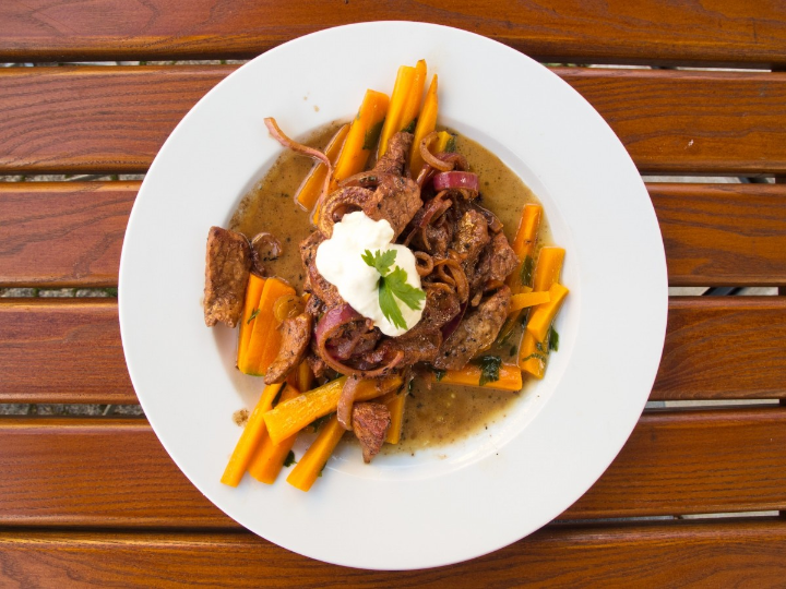 estofado de ternera con cebada